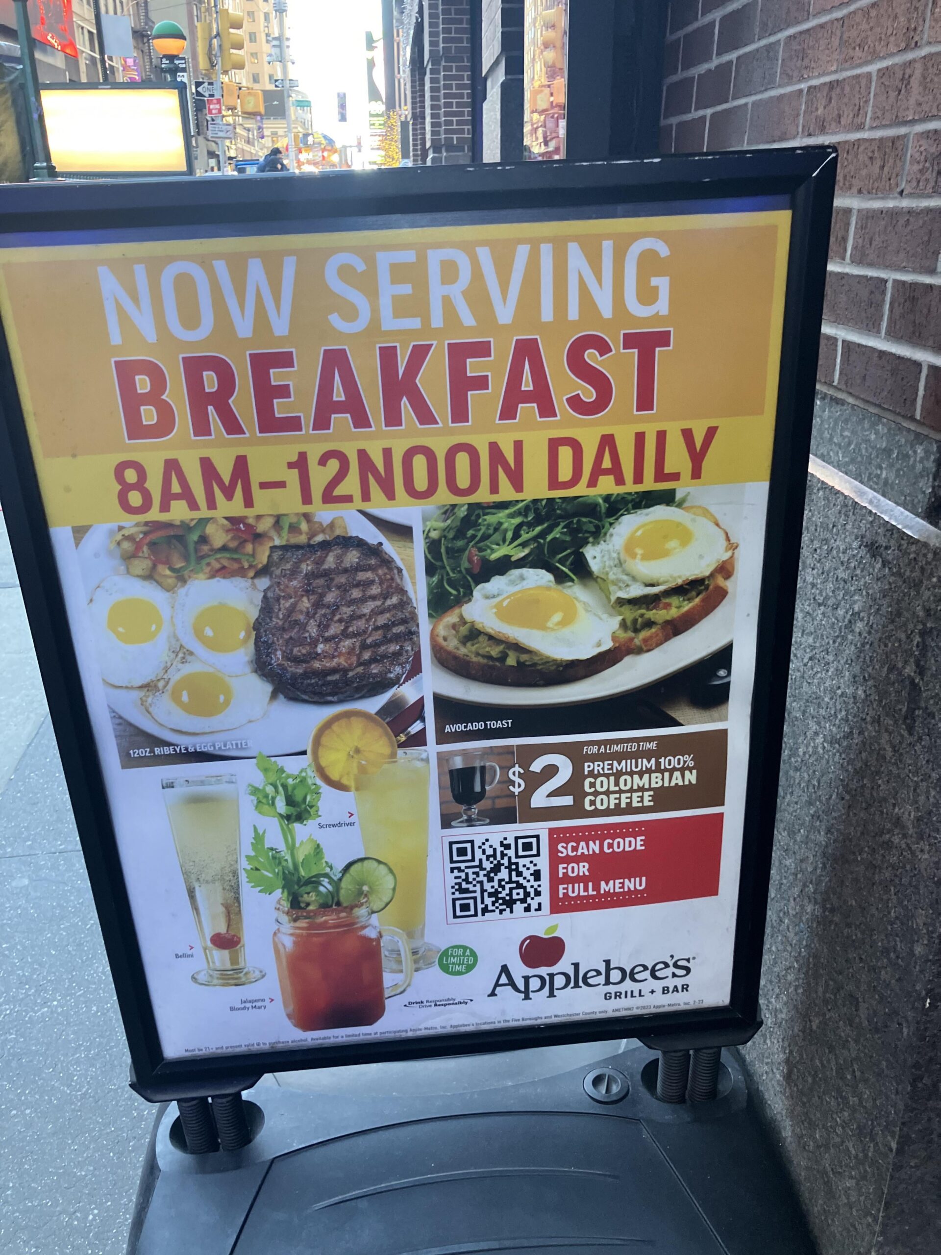 Applebee'S Breakfast Menu