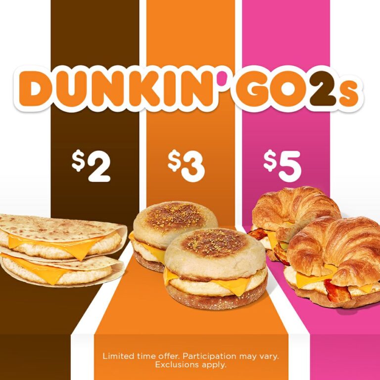 What Time Does Dunkin' Donuts Stop Serving Breakfast